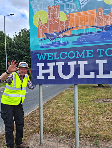 Arriving in Hull