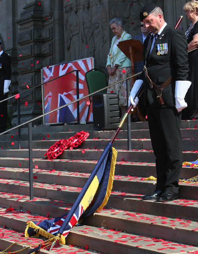 Standard Bearer Standard Bearer VJ day memorial walk
